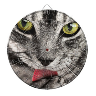 Cible De Fléchettes Paw de cueillette de chat Tabby