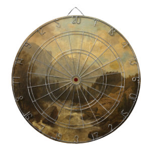 Cible De Fléchettes Paysage forestier (par Josef Kriehuber)