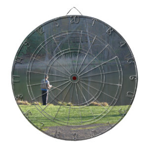 Cible De Fléchettes Pêche dans l'étang