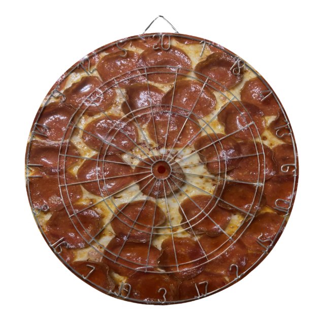 Cible De Fléchettes Pepperoni Pizza (Devant)