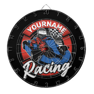 Cible De Fléchettes Personalized Go Kart