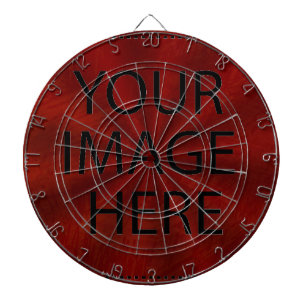 Cible De Fléchettes Personnalisé Personnalisé Votre Propre Photo & Tex