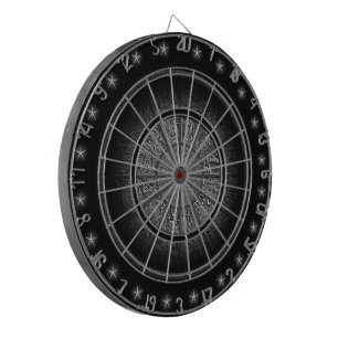 Cible de flechettes personnalisée de la roue Zodia