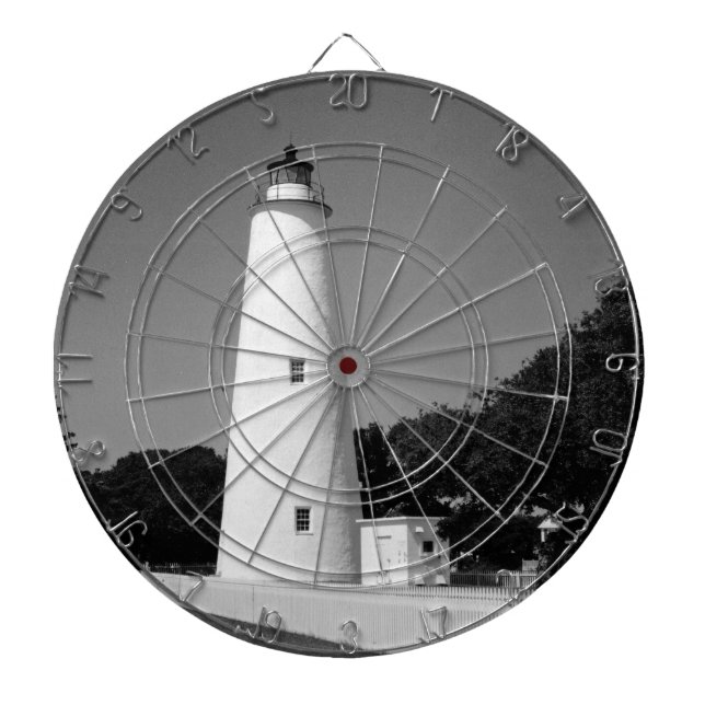 Cible De Fléchettes Phare d'Ocracoke (Devant)