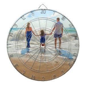 Cible de flechettes photo personnalisée avec votre