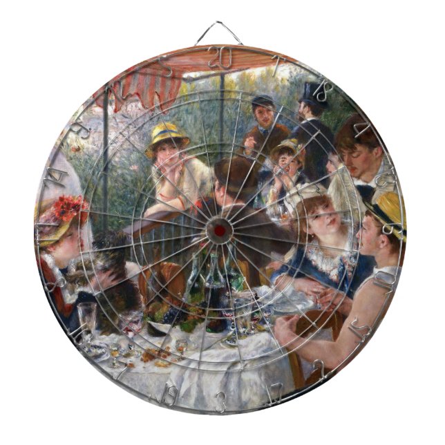 Cible De Fléchettes Pierre-Auguste Renoir - Déjeuner de la fête nautiq (Devant)