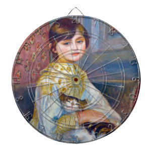 Cible De Fléchettes Pierre-Auguste Renoir - Enfant avec chat