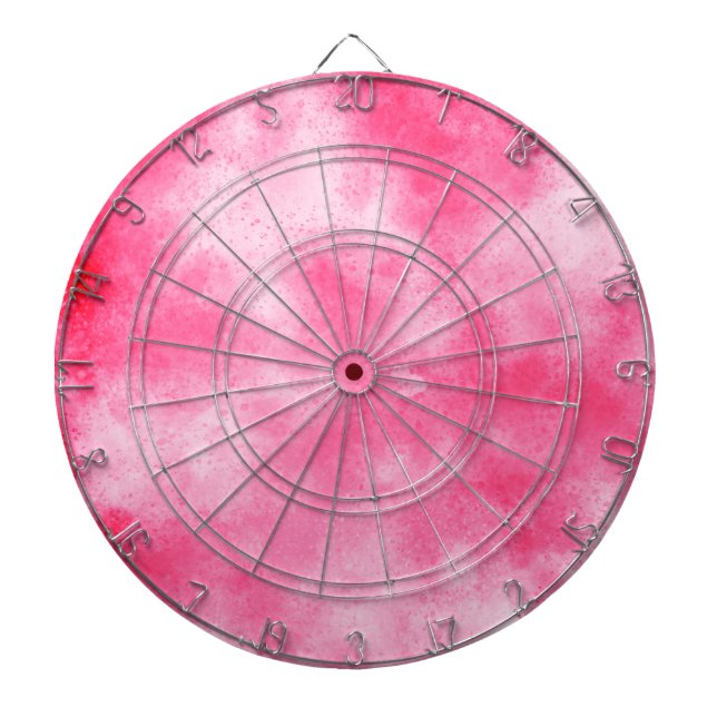 Cible De Fléchettes Pink Cloud Effet Dartboard (Devant)