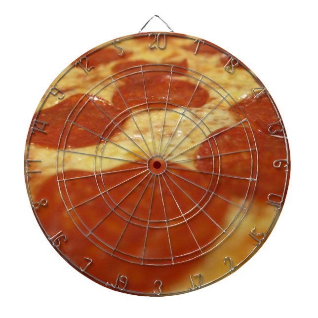 Cible De Fléchettes pizza pepperoni (Devant)