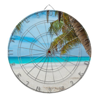 Cible De Fléchettes Plage du Paradis tropical