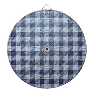Cible De Fléchettes Plaid bleu