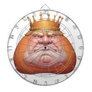Cible De Fléchettes Planche de fléchettes Blob Trump roi de l'IA
