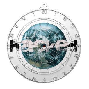 Cible De Fléchettes planète Terre piratée