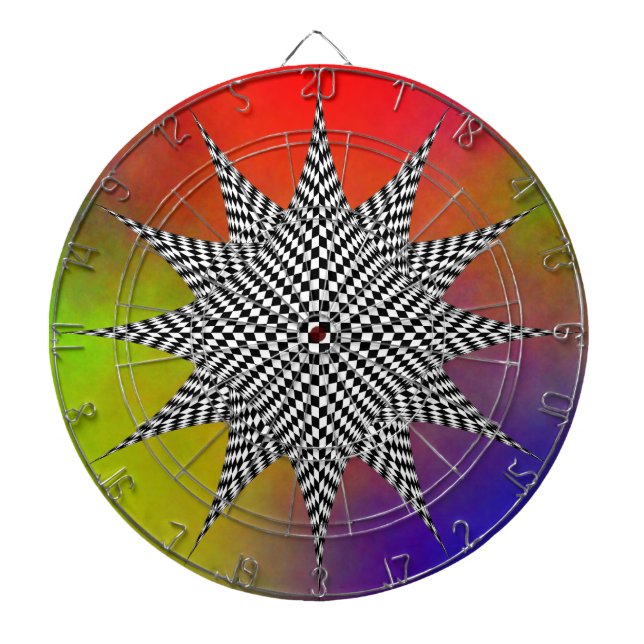 Cible De Fléchettes Plasma moderne par Kenneth Yoncich (Devant)