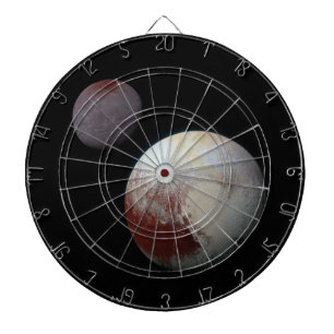 Cible De Fléchettes Pluton et Charon 9e ou système solaire Planète nai
