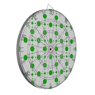 Cible De Fléchettes Points verts, Motif à pois, Pois, Pointillé