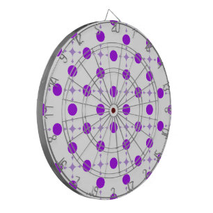 Cible De Fléchettes Points violets, motif à pois, points, pointillé