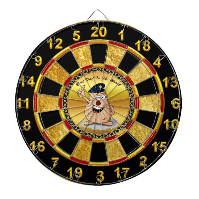 Cible De Fléchettes Pomme de terre de l'officier de police avec un cas (Devant)