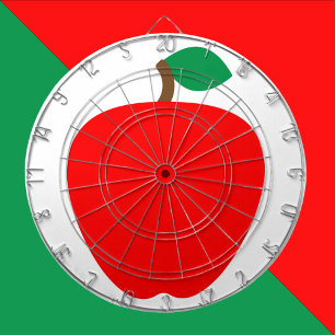 Cible De Fléchettes Pomme rouge fruits