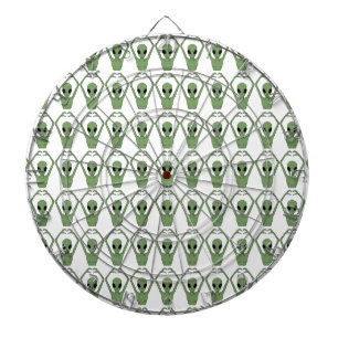 Cible De Fléchettes Pose du cœur extraterrestre