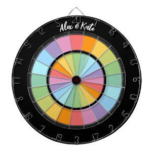 Cible De Fléchettes Positivité sur la roue arc-en-ciel personnalisée L