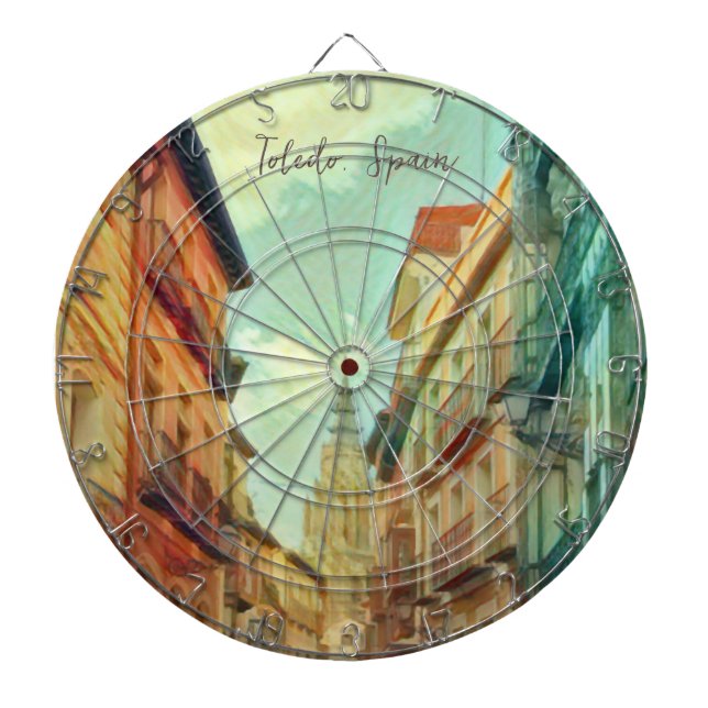 Cible De Fléchettes Puzzle Espagne Ville de Tolède (Devant)