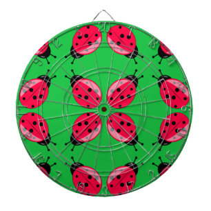 Cible De Fléchettes Red Ladybugs