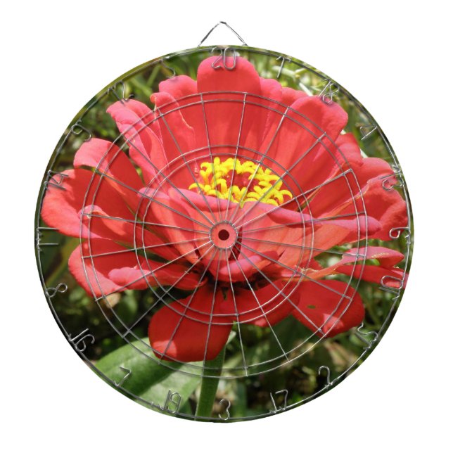 Cible de flechettes Red Zinnia (Devant)