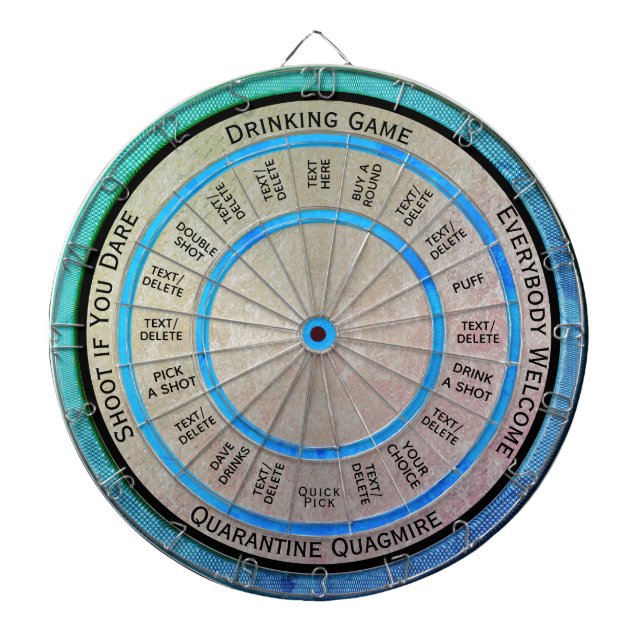 Cible De Fléchettes Réglementation du quagmire de quarantaine du jeu d (Devant)