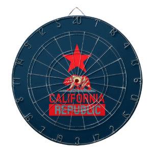 Cible De Fléchettes République de Californie à l'esprit urbain