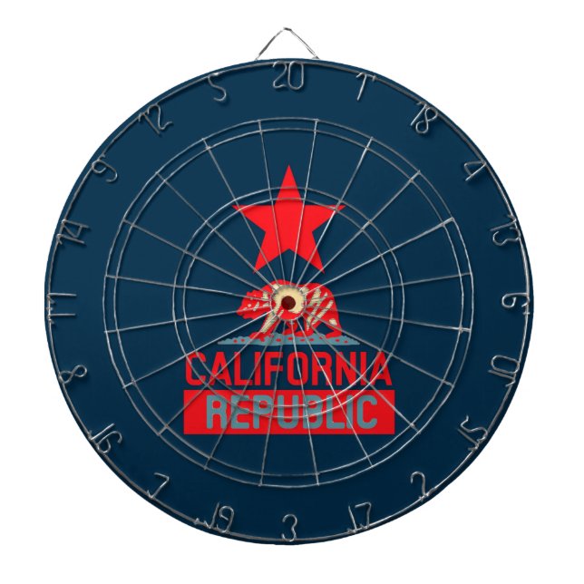 Cible De Fléchettes République de Californie à l'esprit urbain (Devant)