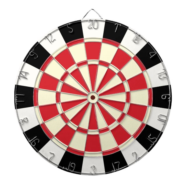 Cible De Fléchettes Rétro (Devant)