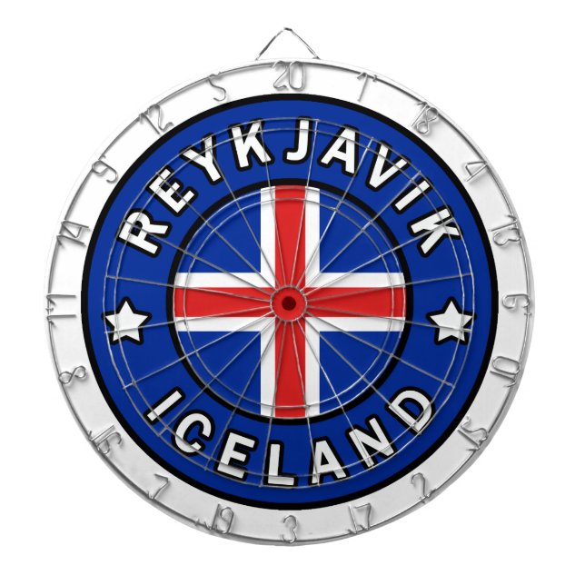 Cible De Fléchettes Reykjavik Islande (Devant)