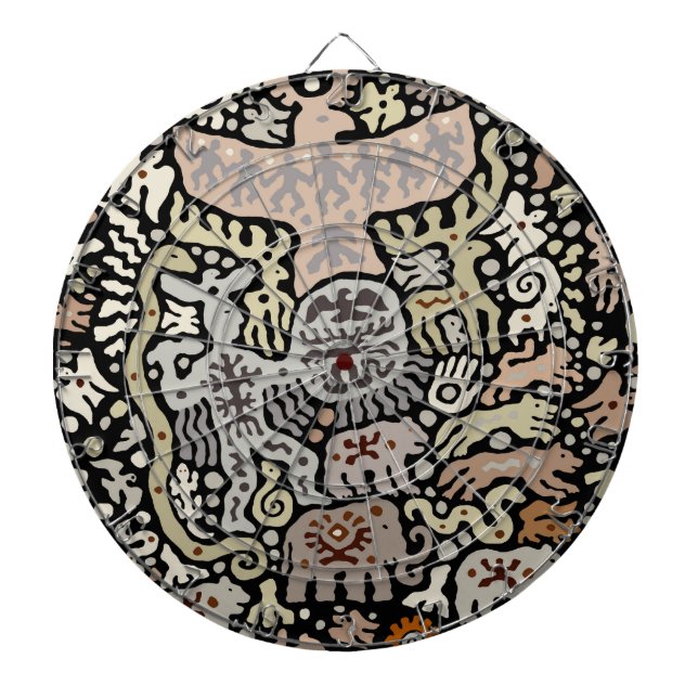 Cible De Fléchettes Rituel Shaman Peyote (Devant)
