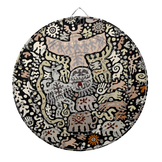 Cible De Fléchettes Rituel Shaman Peyote (Devant)