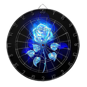 Cible De Fléchettes Rose bleu brûlant