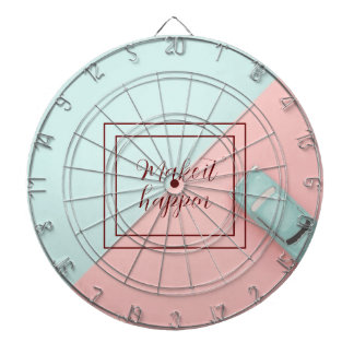 Cible De Fléchettes Rose Bleu Le Rendre Possible