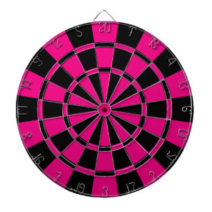 Cible De Fléchettes Roses indien et noir