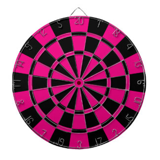 Cible De Fléchettes Roses indien et noir
