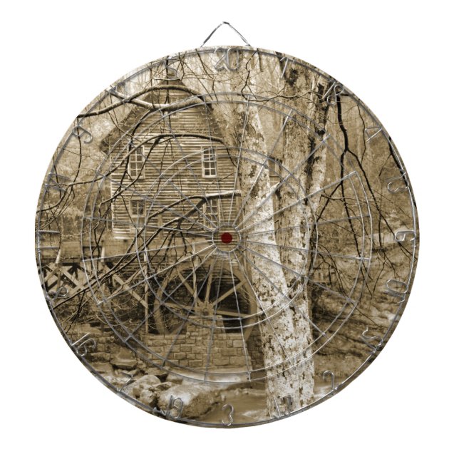 Cible De Fléchettes Roue vintage (Devant)