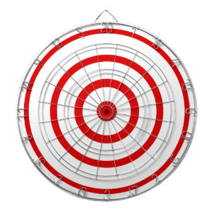 Cible de flechettes/Rouge