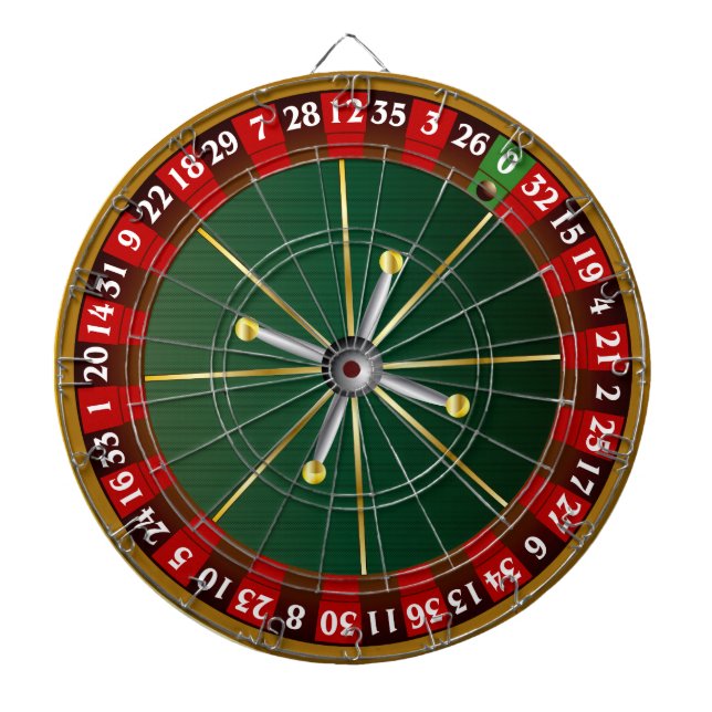 Cible De Fléchettes Roulette (Devant)