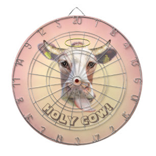 Cible De Fléchettes Sainte vache !