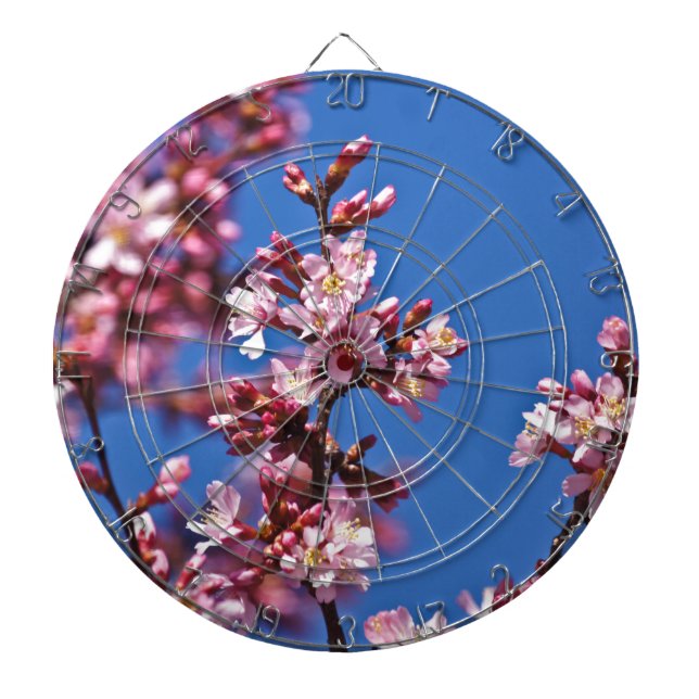 Cible De Fléchettes Sakura Cerry Blossoms Touché Bleu (Devant)