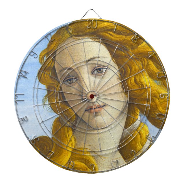 Cible De Fléchettes Sandro Botticelli - Détail de la naissance de Vénu (Devant)