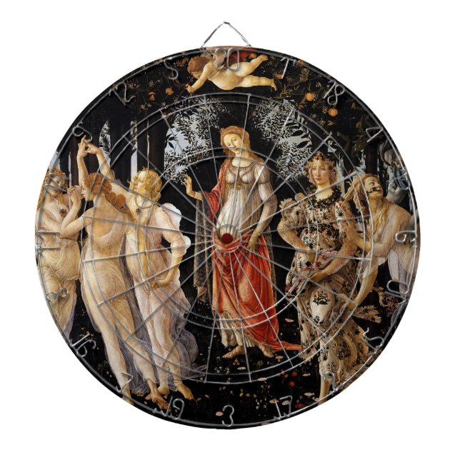 Cible De Fléchettes Sandro Botticelli - La Primavera (Devant)