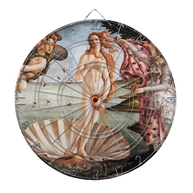 Cible De Fléchettes Sandro Botticelli - Naissance de Vénus (Devant)