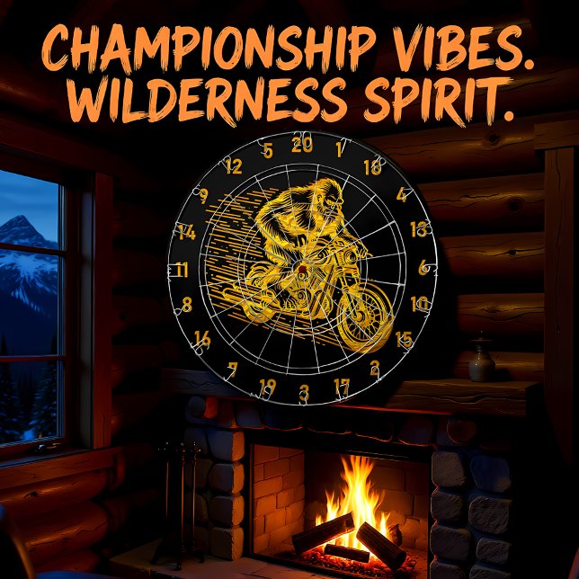 Cible De Fléchettes Sasquatch Approuvé : Objectif du mythe (Créateur téléchargé)