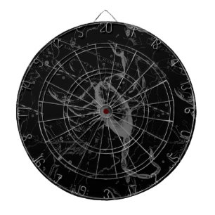 Cible De Fléchettes Scorpio Constellation Hevelius 1690 Vintage Noir
