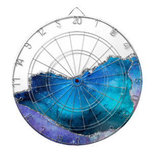Cible De Fléchettes Série Galaxy Agate Design 4